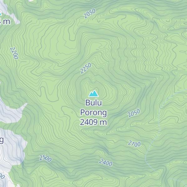 Map of Bulu Porong