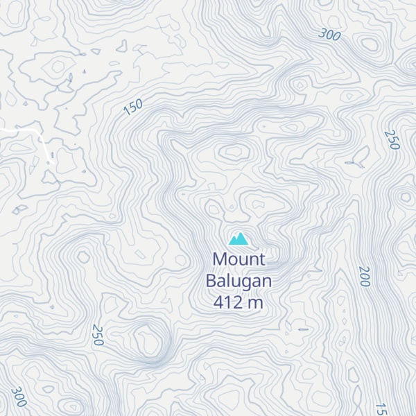 Map of Mount Binuang