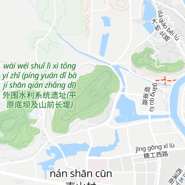 Map of Nánshān