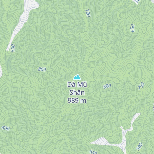 Map of Dà Mǔ Shān