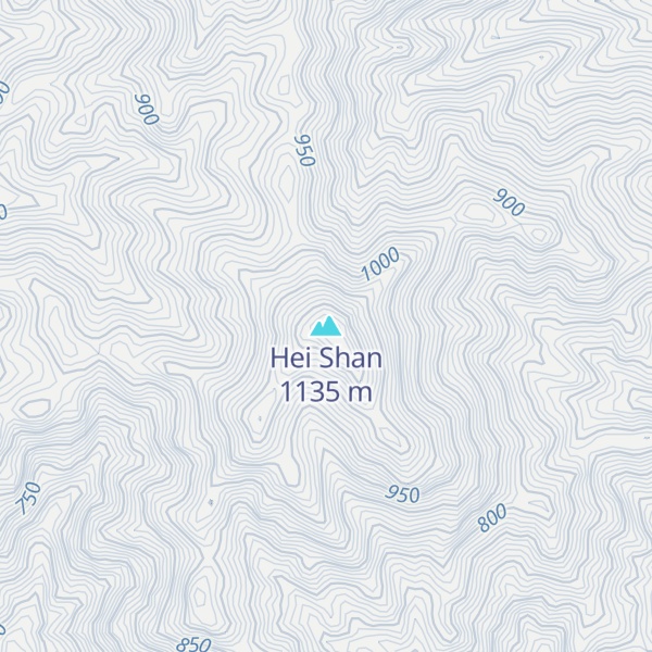 Map of Hei Shan