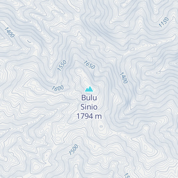 Map of Bulu Sinio