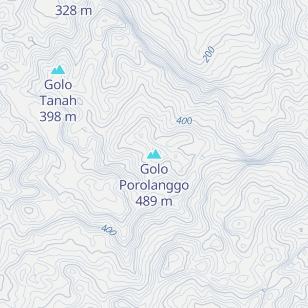 Map of Golo Porolanggo