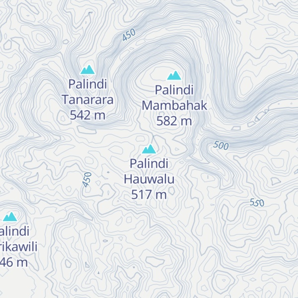 Map of Palindi Hauwalu