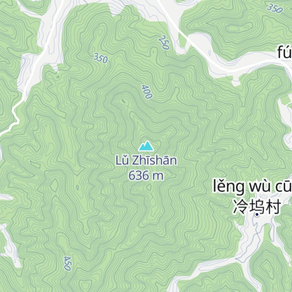 Map of Lǔ Zhīshān