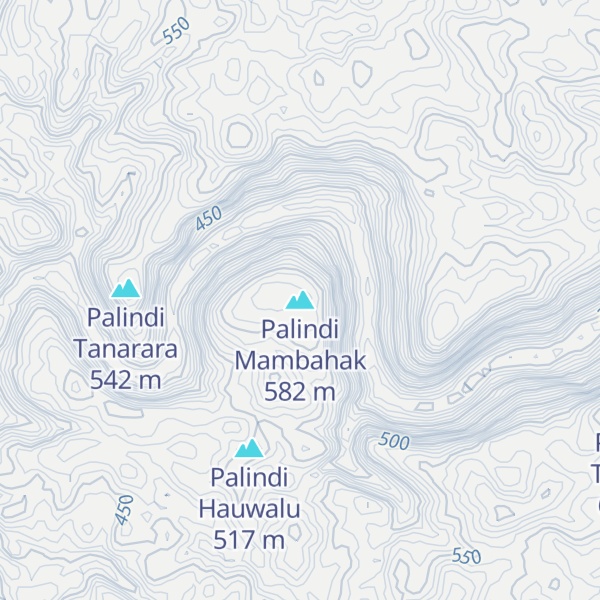 Map of Palindi Mambahak