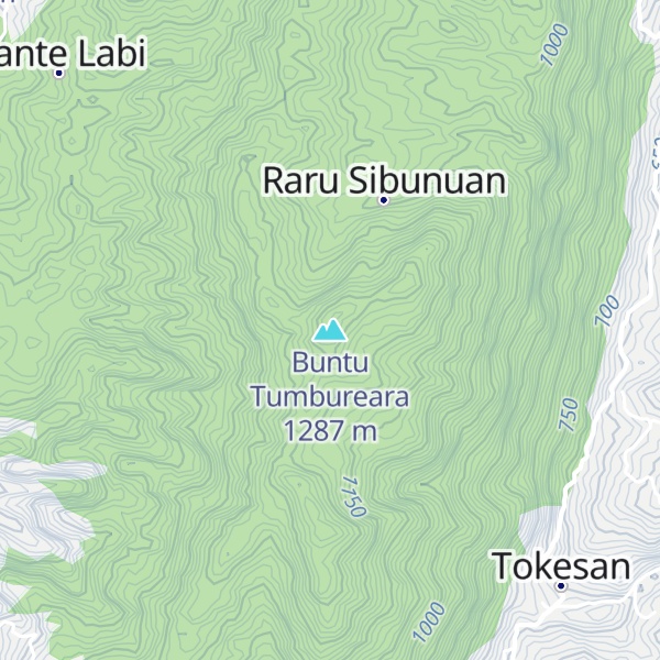 Map of Buntu Tumbureara
