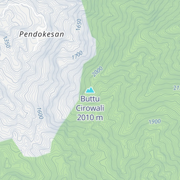 Map of Buttu Cirowali