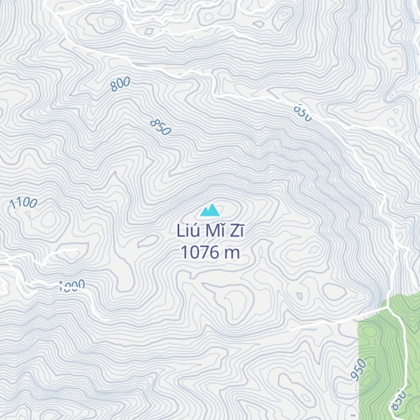 Map of Liú Mǐ Zī