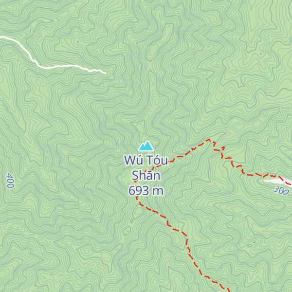 Map of Wú Tóu Shān