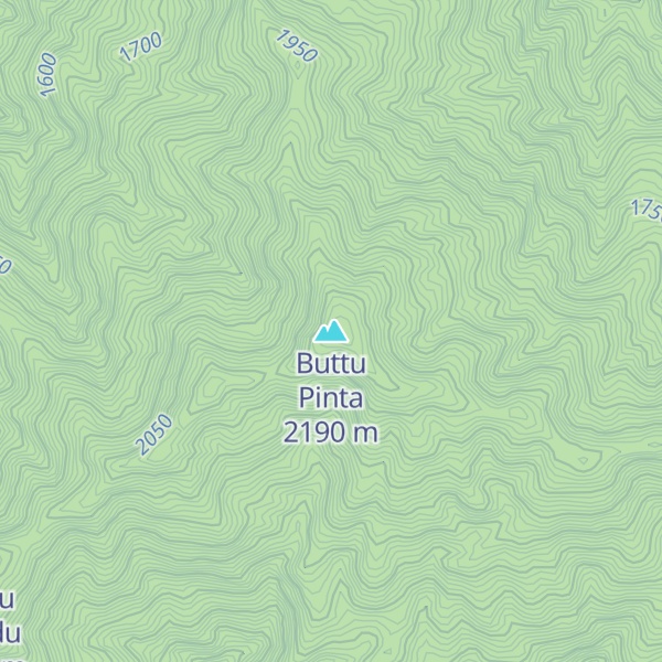 Map of Buttu Pinta