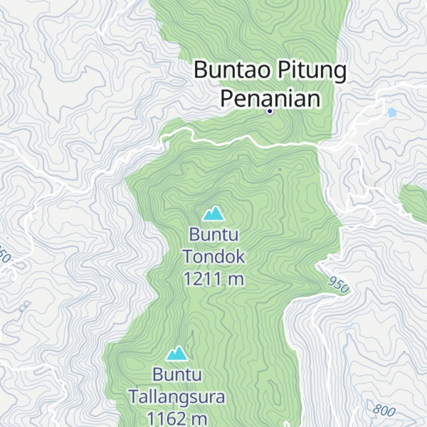 Map of Buntu Tondok