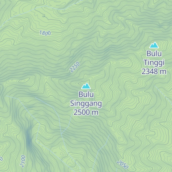 Map of Bulu Singgang