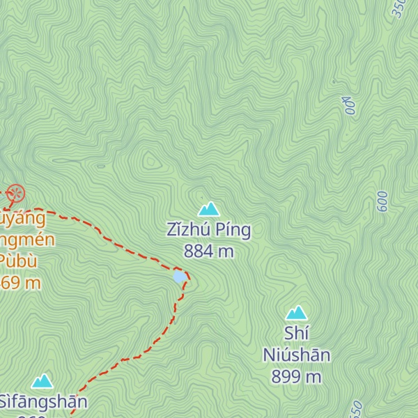 Map of Zǐzhú Píng