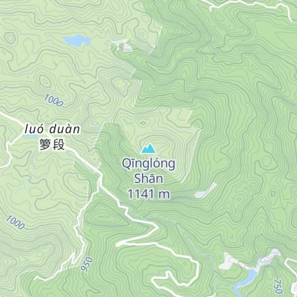 Map of Qīnglóng Shān
