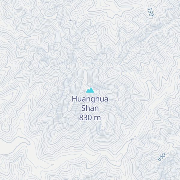 Map of Huanghua Shan
