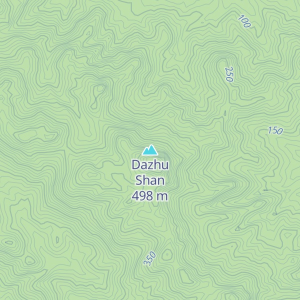 Map of Dazhu Shan