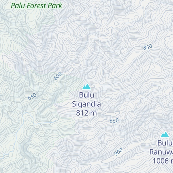 Map of Bulu Sigandia