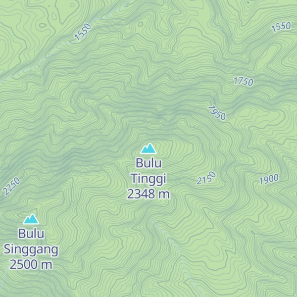 Map of Bulu Tinggi