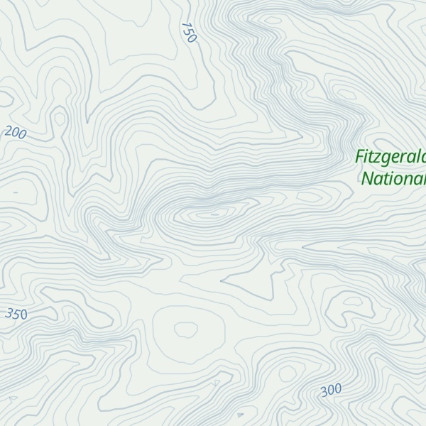 Map of Annie Peak