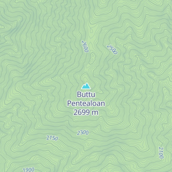 Map of Buttu Pentealoan