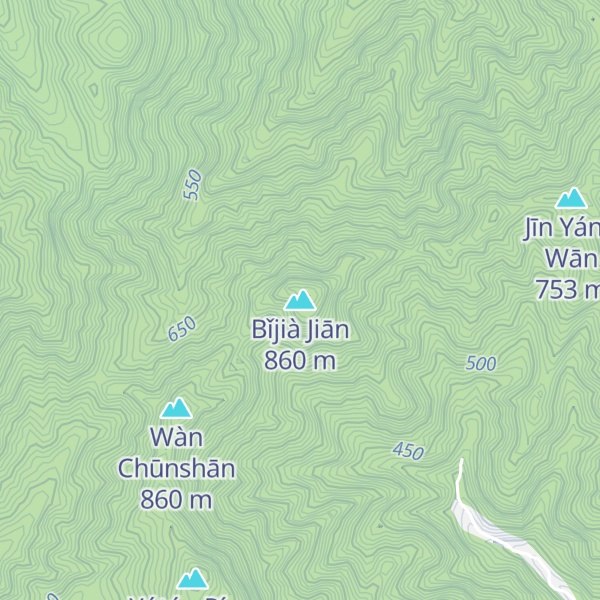 Map of Bǐjià Jiān