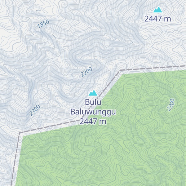 Map of Bulu Baluwunggu