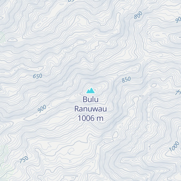 Map of Bulu Ranuwau