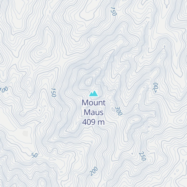 Map of Mount Maus