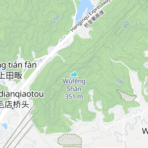 Map of Wǔfēng Shān