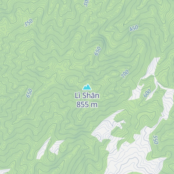 Map of Lì Shān