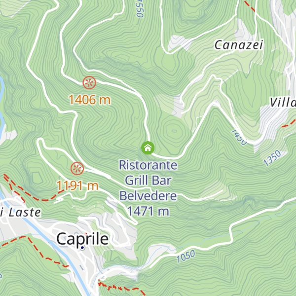 Map of Ristorante Grill Bar Belvedere