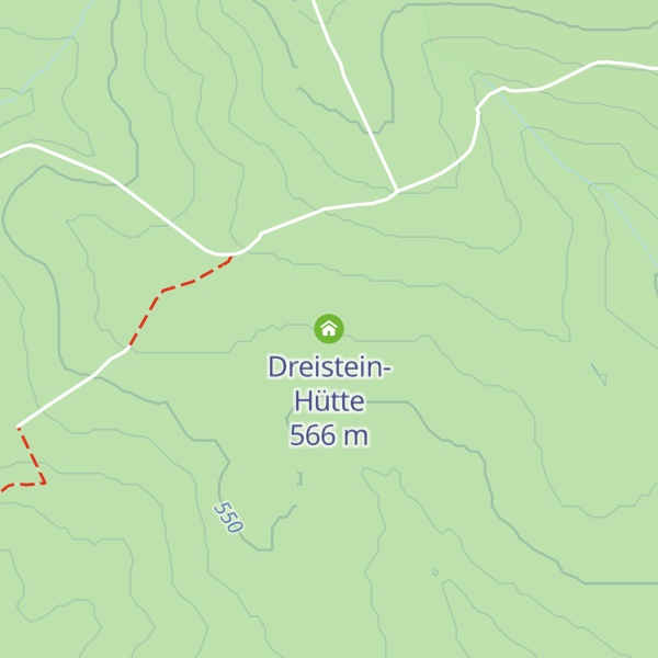 Map of Dreistein-Hütte