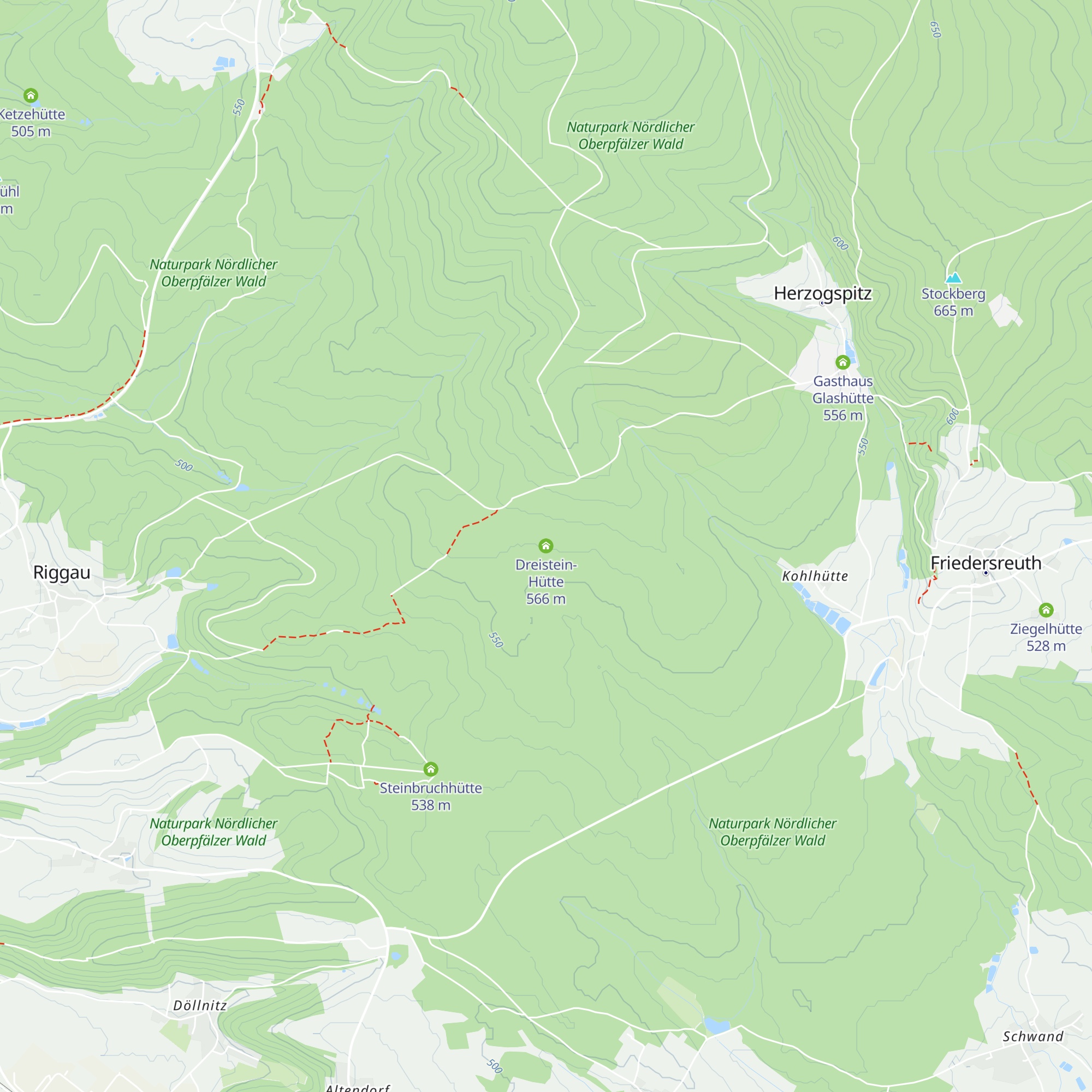 Dreistein-Hütte map