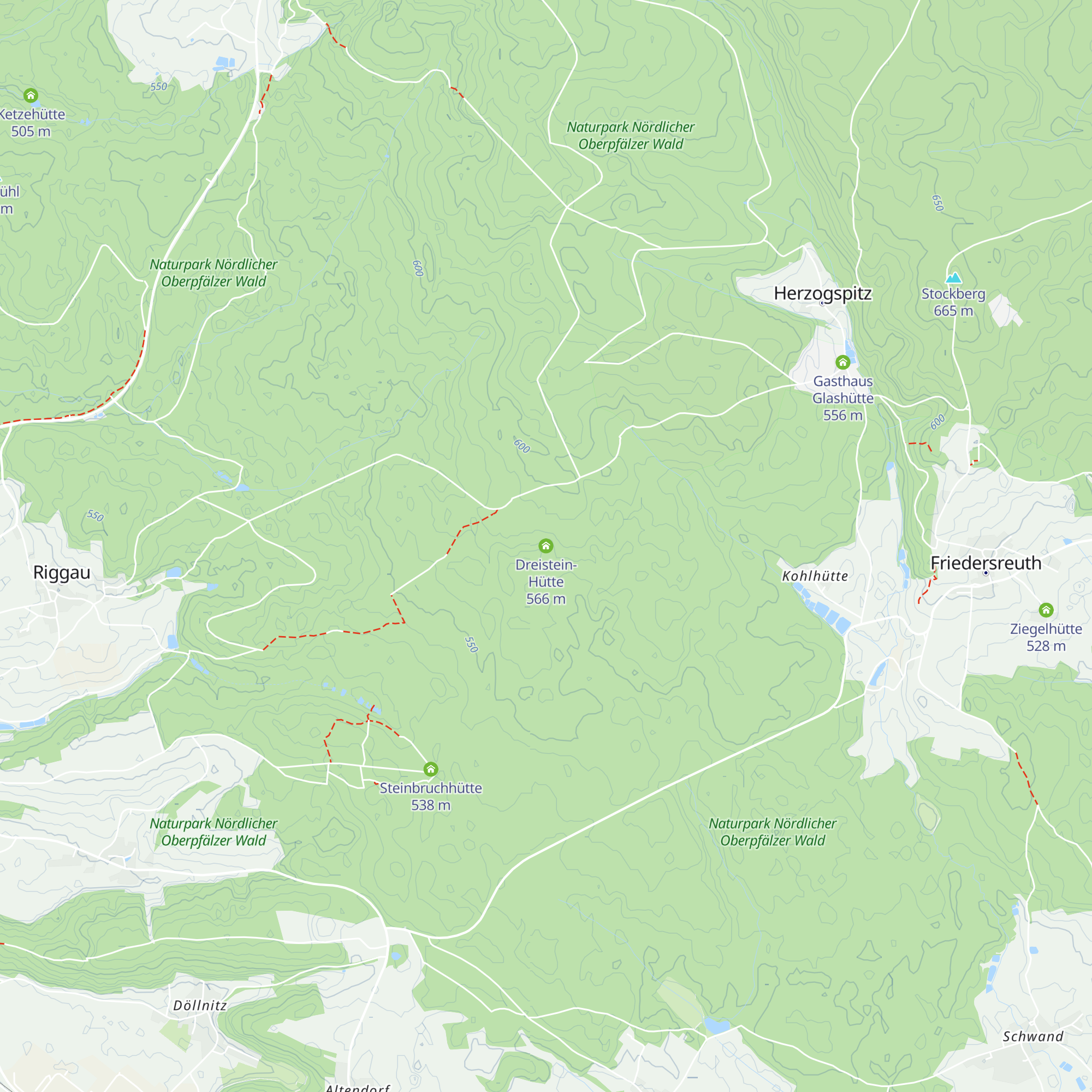 Dreistein-Hütte map