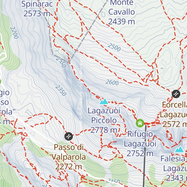 Map of Torre Intra i Sasss