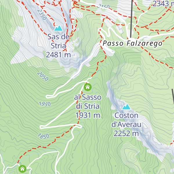 Map of Hotel al Sasso di Stria