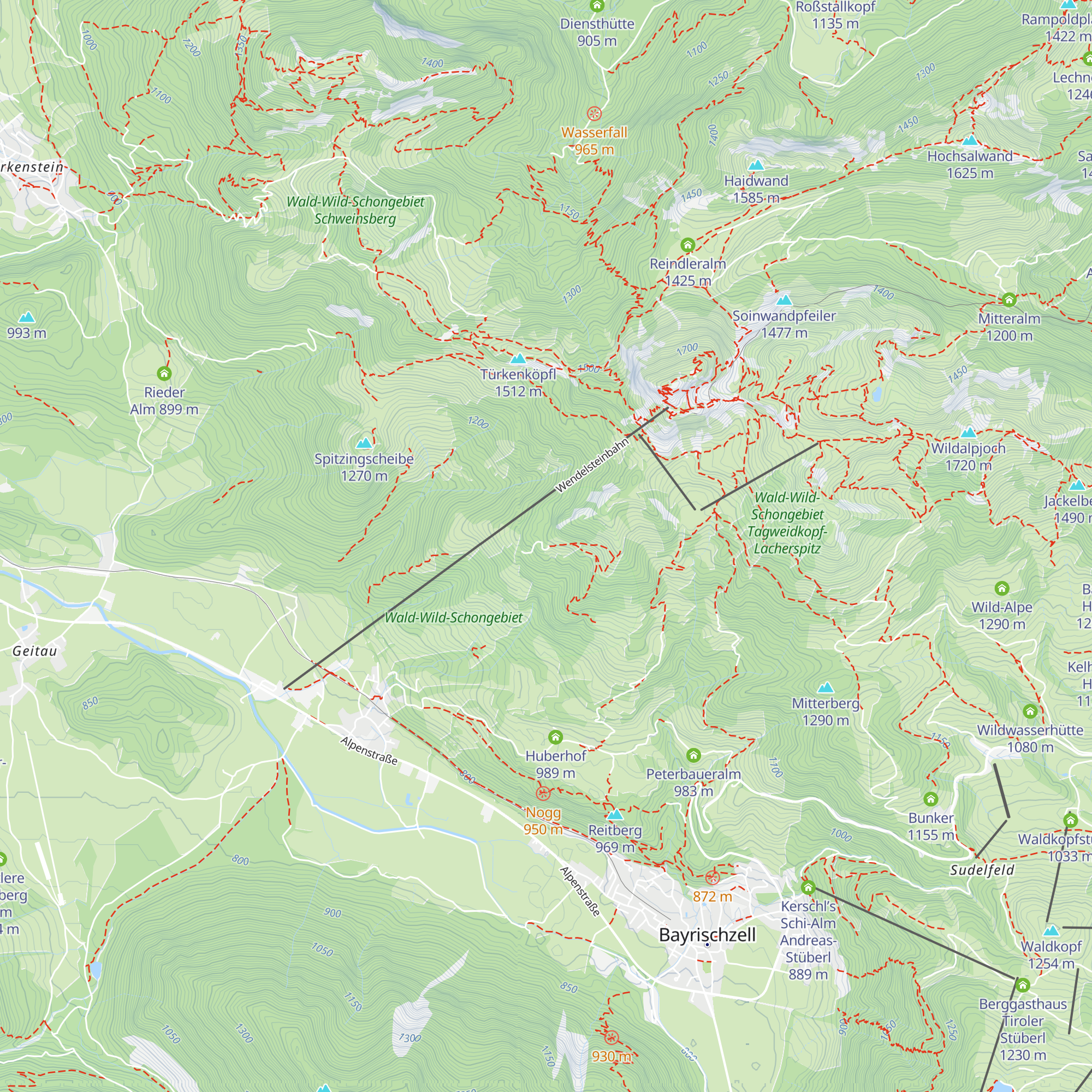 Obere Dickelalm map