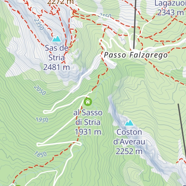 Map of Punta Sant'Anna