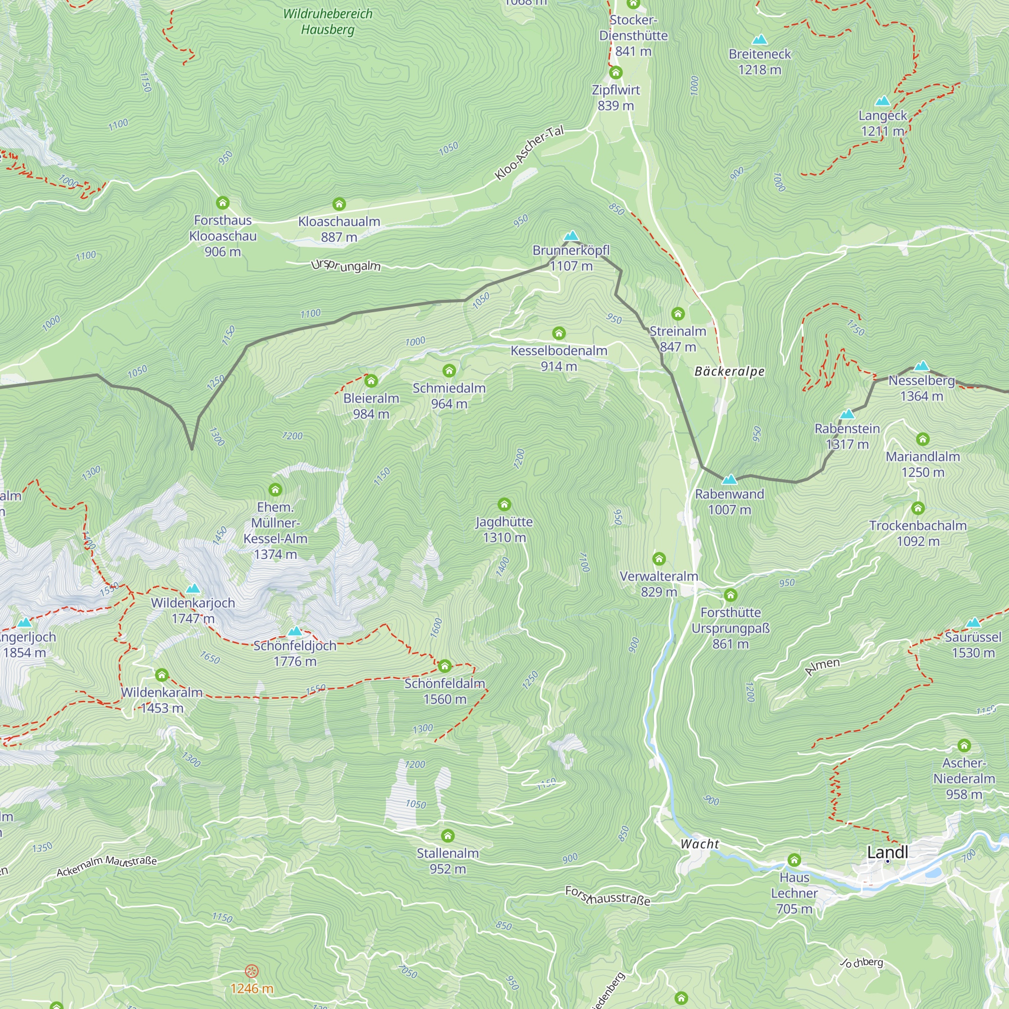 Jagdhütte map