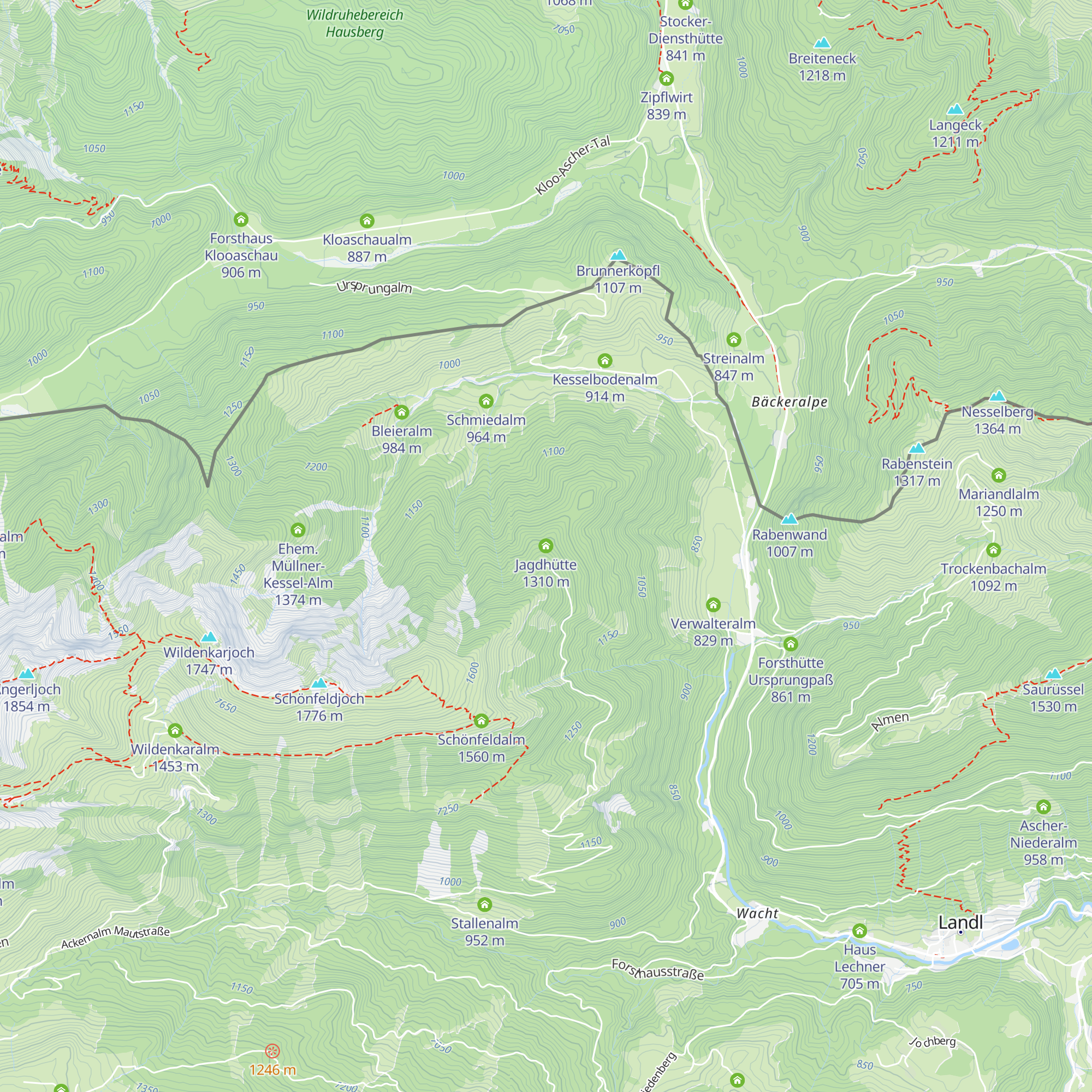 Jagdhütte map