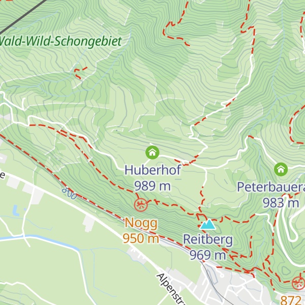 Map of Huberhof