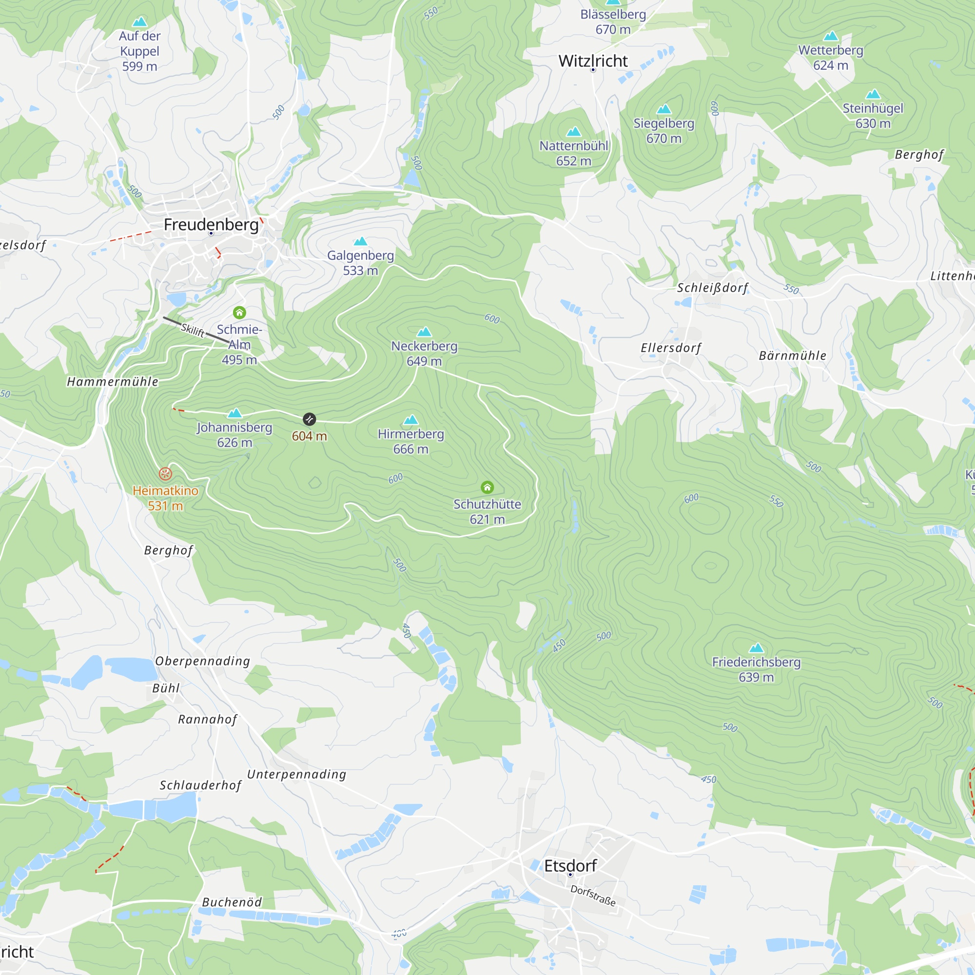 Schutzhütte map