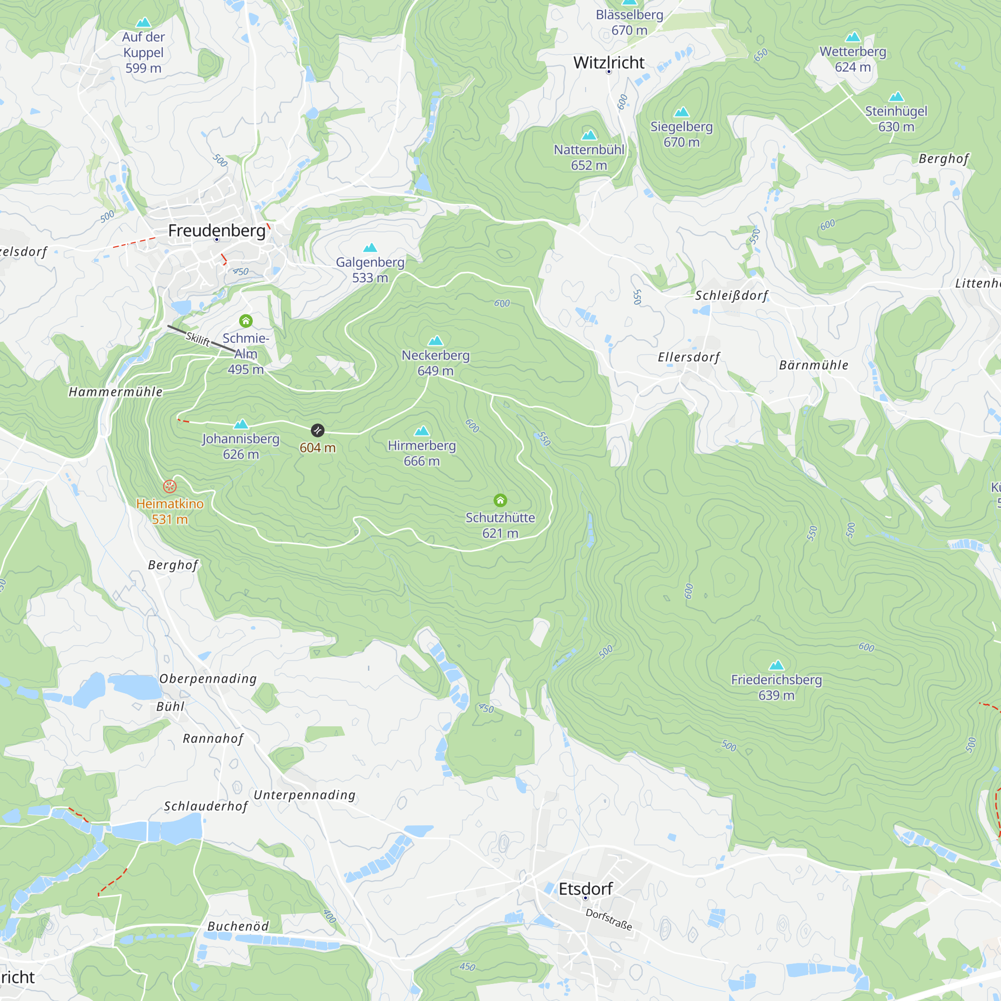 Schutzhütte map