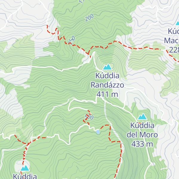 Map of Kúddia del Gallo