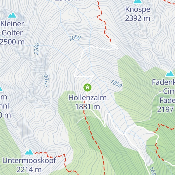 Map of Hollenzalm