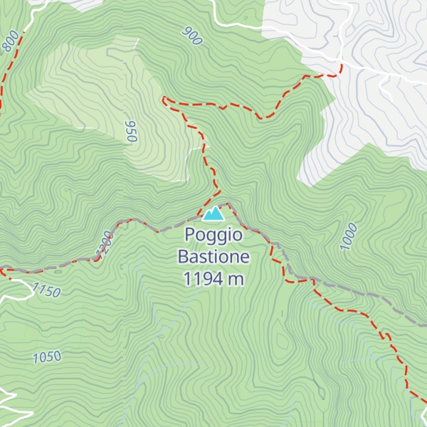 Map of Poggio Bastione