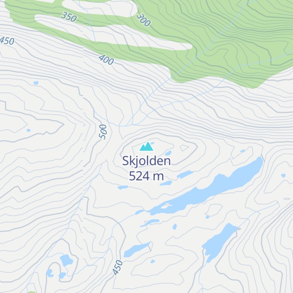 Map of Skjolden