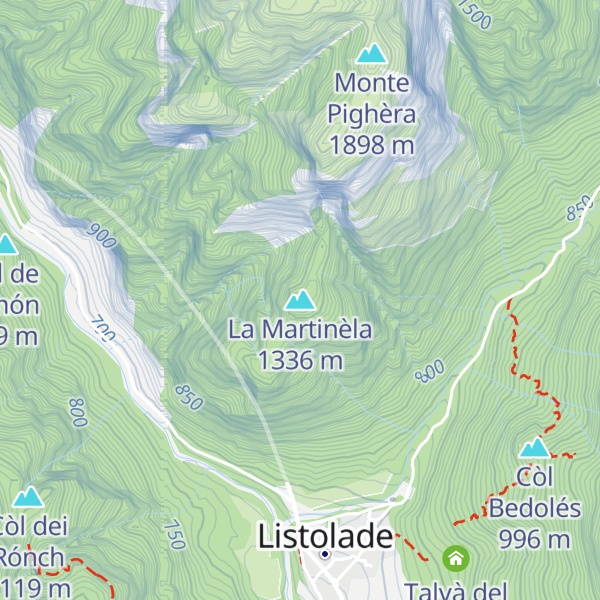 Map of La Martinèla