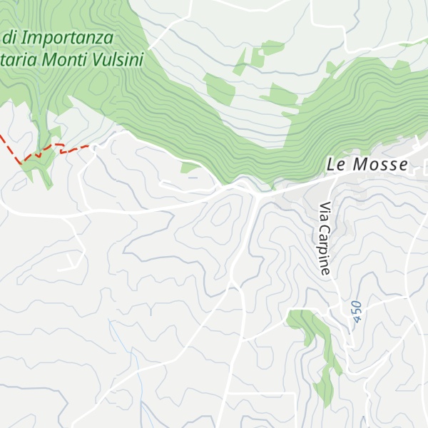 Map of Monte d'Oro